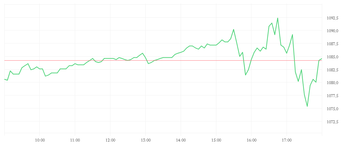 Chart zur Tagesentwicklung von NETFLIX INC.      DL-,001