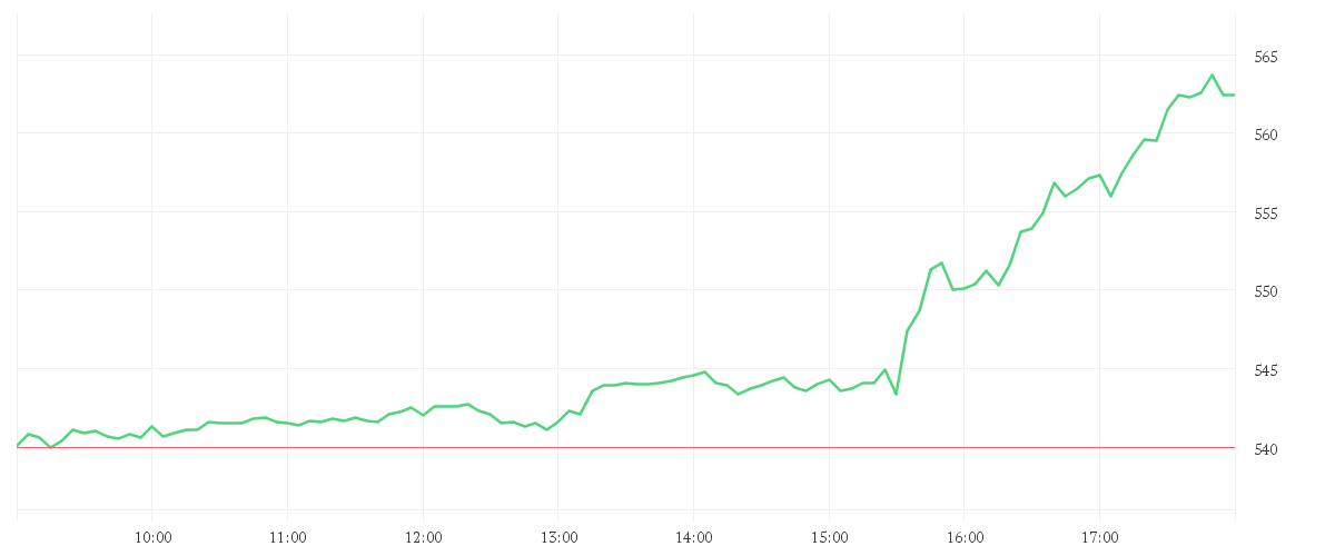 Chart zur Tagesentwicklung von META PLATF.  A DL-,000006